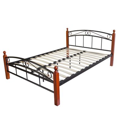 Metallbett Bettgestell Doppelbett Bettrahmen inkl. Lattenrost 140 160