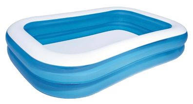 Bestway Family Pool Blue Planschbecken Kinder 262 x 175 x 51 cm