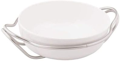 Sambonet New Living Edelstahl Antik/Porz Spaghettischale 32 56420S32