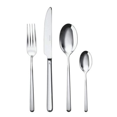 Sambonet Linear Edelstahl versilbert Besteck 24tlg. Vh. S0025-S00014-52713-81