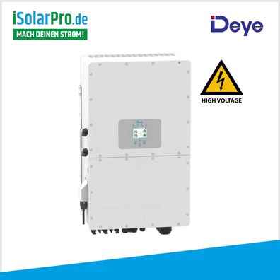 30kW Hybrid-Wechselrichter Deye SUN-30K-SG01HP3-EU-BM2 Dreiphasig Hochspannungsbatte