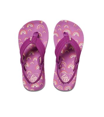 REEF Kids Flip Flop Little Ahi purple rainbow - Größe in US/EU: 5/6 / 21/22