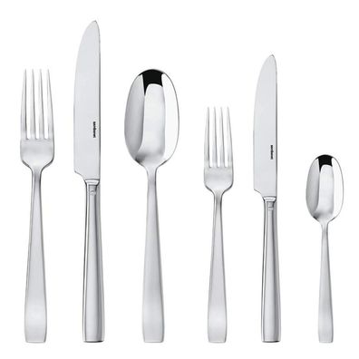 Sambonet Flat Edelstahl versilbert Besteck 36tlg. Mono S0015-S00014-62712-83