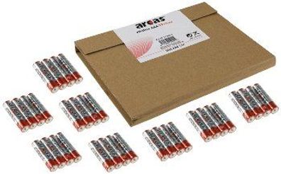 Micro-Batterien ARCAS Alkaline Typ AAA/LR03, 1,5V, 36er Flat-Pack