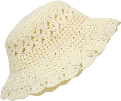 En Fant Kinder Hut Straw Hat w. Crochet Edge