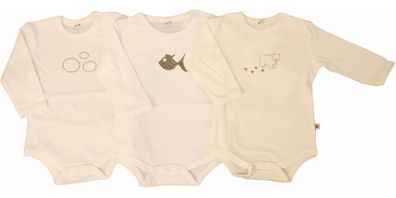 Pippi Babywear Kinder Body Longsleeve Body LS w. front print