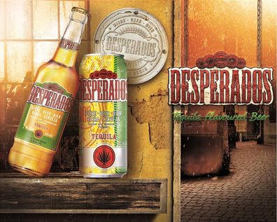 12 Dosen x 0,5 L Desperados Tequila mit 6 % Alc 3,74/L