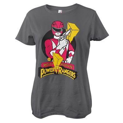 Power Rangers Damen Red Ranger Pose Girly Tee