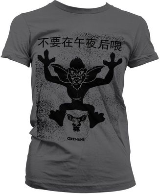 Gremlins Damen Chinese Poster Girly Tee