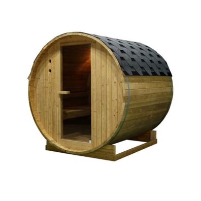 Sanotechnik TROMSÖ L Fasssauna Sauna für 4 P. 194,8x180x191,5 cm