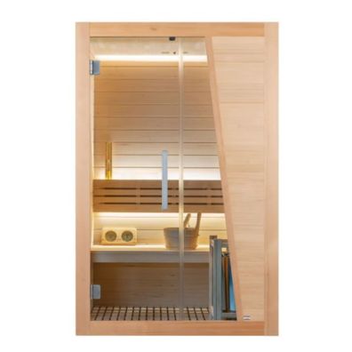 Sanotechnik Tampere Sauna 2 Personen Hemlock Harvia Ofen