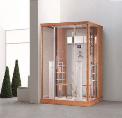 Dampfdusche Arizona inkl. Infrarotsauna 145x90cm Sauna Bad Dusche Dampfkabine