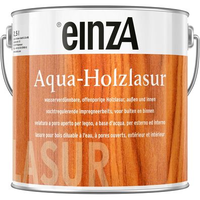 einzA Aqua-Holzlasur 0,75 Liter farblos