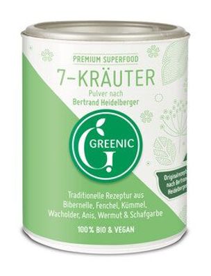 Greenic 7-Kräuterpulver Superfood Originalrezeptur nach Bertrand Heidelberger 75g