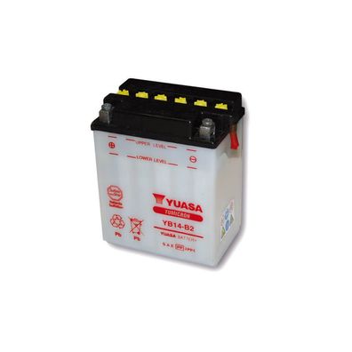 YUASA Batterie YB 14-B2 ohne Säurepack