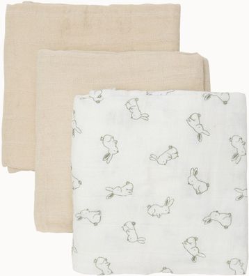 Pippi Babywear Kinder Windel Organic Cloth Muslin (3-Pack) 6669