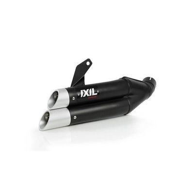 IXIL Hyperlow Endtopf Edelstahl schwarz / Endkappe Aluminium - XY9388XB