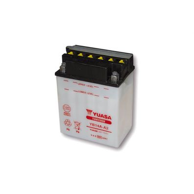 YUASA Batterie YB 14A-A2 ohne Säurepack