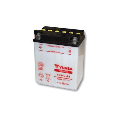 YUASA Batterie YB 14L-A2 ohne Säurepack