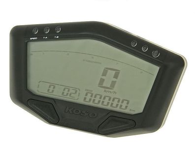 Multifunktions-Tachometer Koso DB-02R Road 12V Version