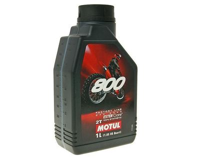 2-Takt Motoröl / Mischöl Motul 800 Factory Line Off Road 1 Liter