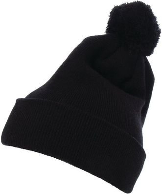 Flexfit Cuffed Pom Pom Knit Beanie