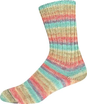 ONline Sockenwolle Supersocke 4-fach Sortierung 381 Wonderland Color Farbe 3143