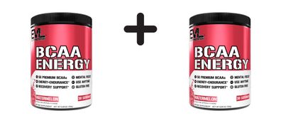 2 x EVL Nutrition BCAA Energy (30 serv) Watermelon