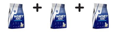 3 x Trec Nutrition Whey 100 (900g) Vanilla