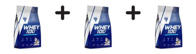 3 x Trec Nutrition Whey 100 (900g) Chocolate Coconut