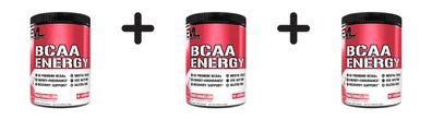 3 x EVL Nutrition BCAA Energy (30 serv) Watermelon