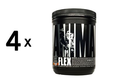 4 x Universal Nutrition Animal Flex Powder (380g) Orange