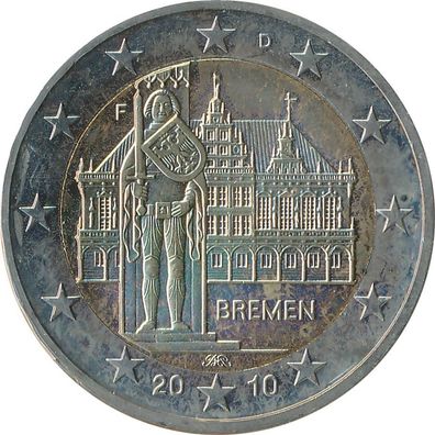 Deutschland 2 Euro 2010 - Bremer Roland ( F )*