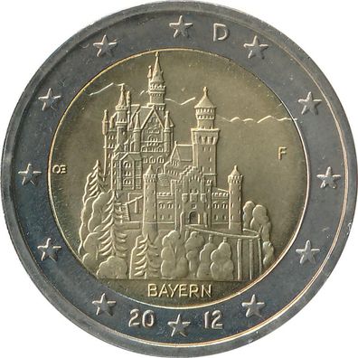 Deutschland 2 Euro 2012 - Neuschwanstein ( F )*