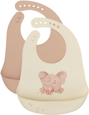 CeLaVi Kinder Lätzchen Silicon Bib (2-Pack) 5551