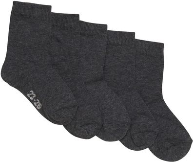Minymo Kinder Socke Ankle Sock Solid (5-Pack) 5077