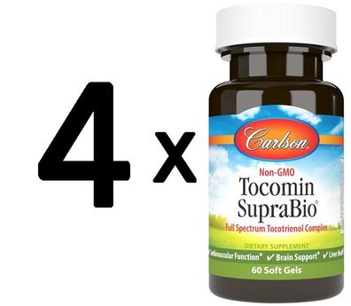 4 x Tocomin SupraBio - 60 softgels