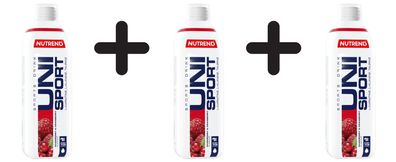 3 x Unisport, Raspberry & Cranberry - 1000 ml