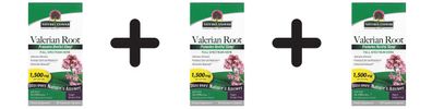 3 x Valerian Root, Capsules - 90 vcaps