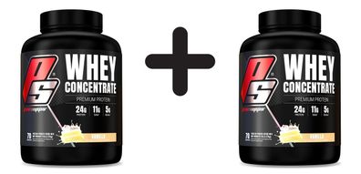 2 x Whey Concentrate, Vanilla - 2280g