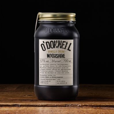 O´Donnell Moonshine 700ml Vanilla Cream 17% vol. Neuware
