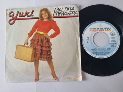 Yuri - Maldita primavera 7'' Vinyl Spain/ CV Loretta Goggi - Maledetta primavera