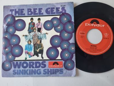 The Bee Gees - Words 7'' Vinyl Germany