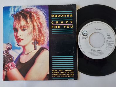 Madonna/ Sammy Hagar - Crazy For You / I'll Fall In Love Again 7'' Vinyl Holland