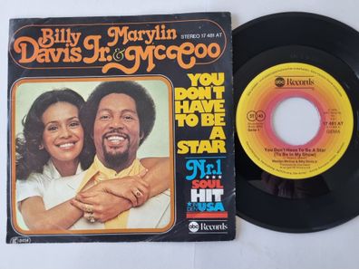 Marilyn McCoo & Billy Davis Jr. - You Don't Have To Be A Star 7'' Vinyl Germany