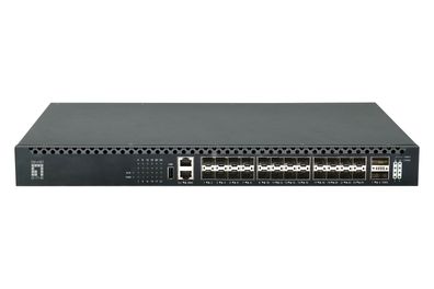 LevelOne Switch 26x GE XQS-3126 2x40/100GbE 19" 185W 24xPoE