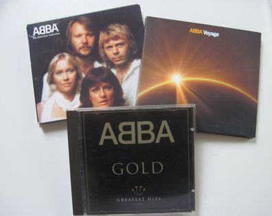 3 x CD ABBA, Gold, Voyage und The Definitive Collection Pop