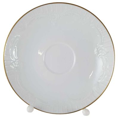 Untertasse für Kaffee Fürstenberg Philippine Schloß Langeleben D 13,7 cm neu - ohne O