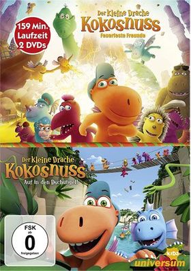 Kleine Drache Kokosnuss 1&2 (DVD) 2Disc Doppelset - Leonine - (DVD Video / Animation)