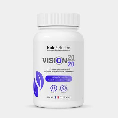 Vision 20/20: Natürliches Nahrungsergänzungsmittel für die Augengesundheit